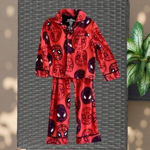 🕷️🕸️Spider-Man Pajama Set 
Buttun Up | Long | Winter | Flannel